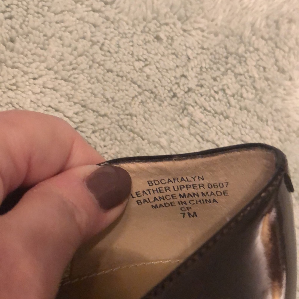 Bandolino Chocolate Brown Women's Heels with Buckle Detail - Picture 9 of 12